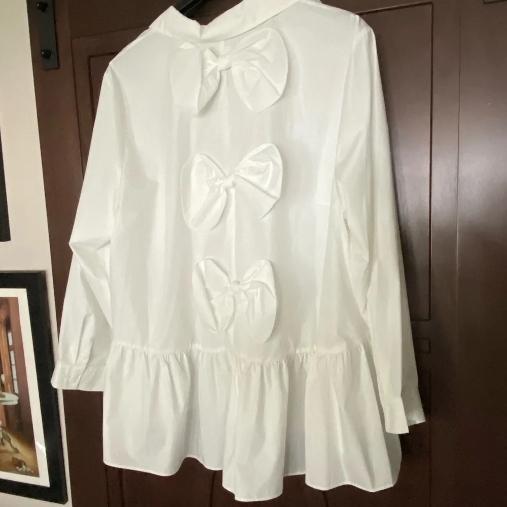 Anthropologie Bow-Back Blouse.  Plus size 3X. NWT - Picture 3 of 9